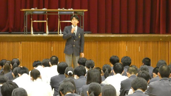 生徒総会-会長