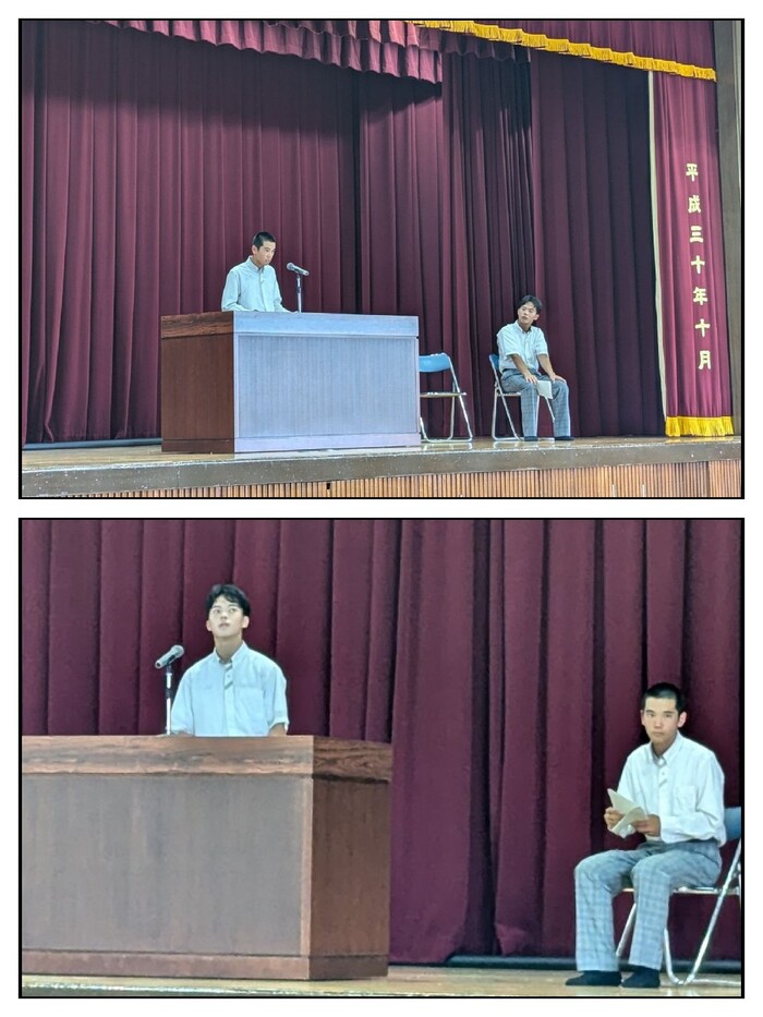 R6．後期生徒忌　立会演説会